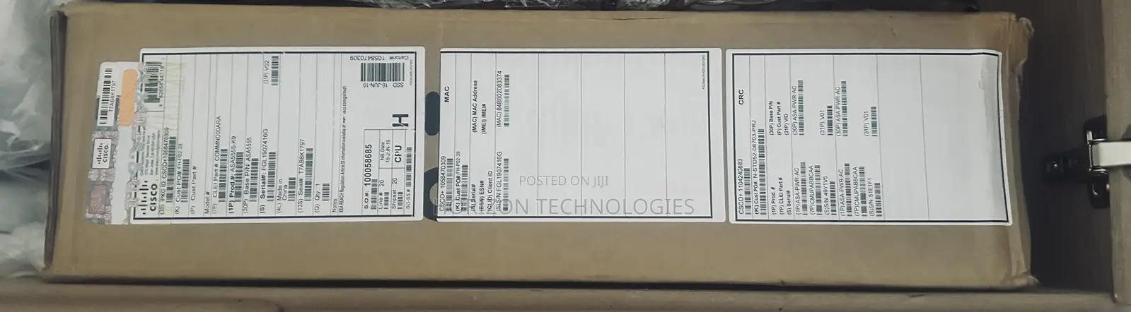 Brand New and Packed Cisco ASA Firewall 5555/; Redundant Power Supply