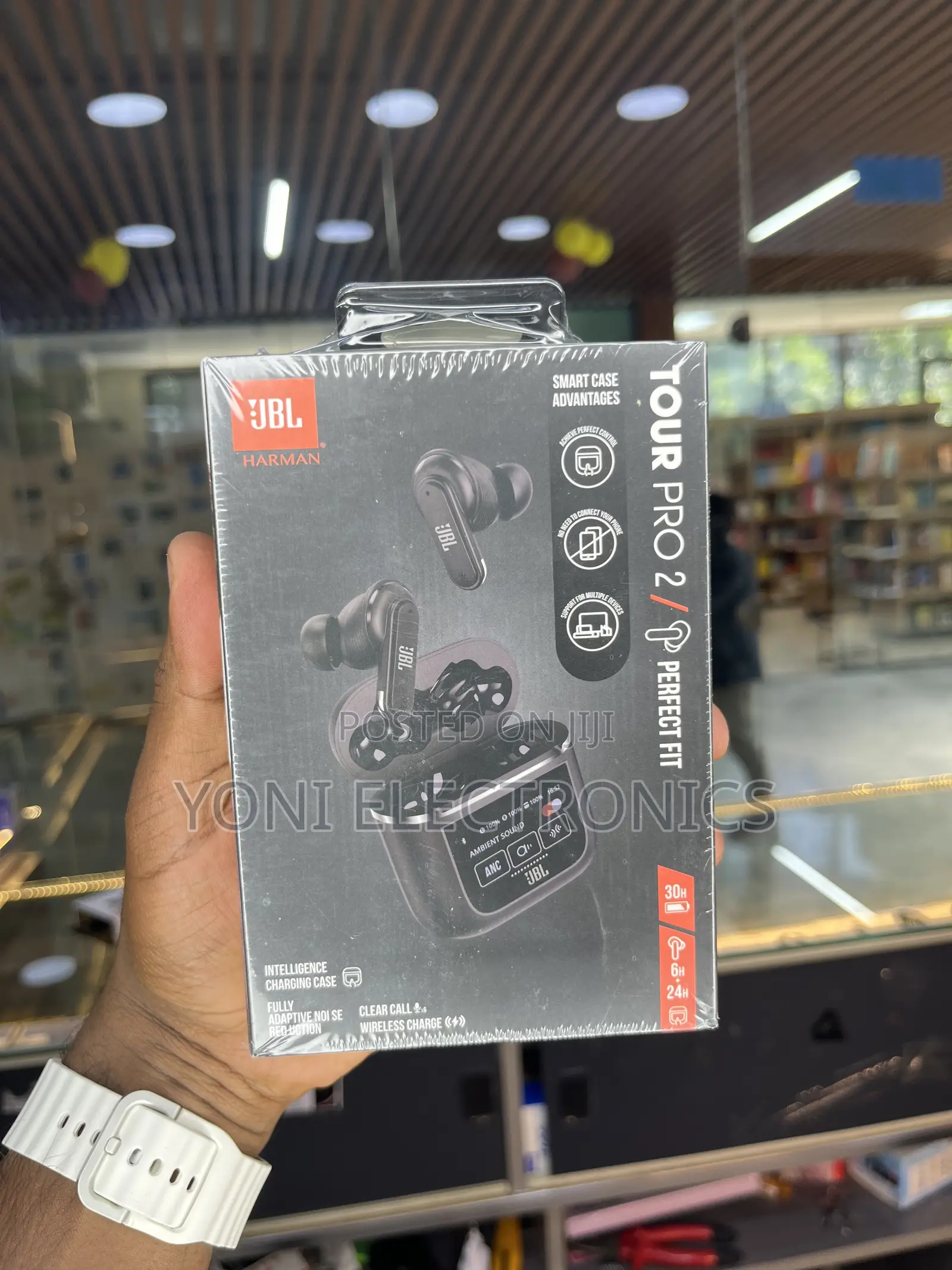 JBL Tour Pro 2 Noise Cancelling Earbuds