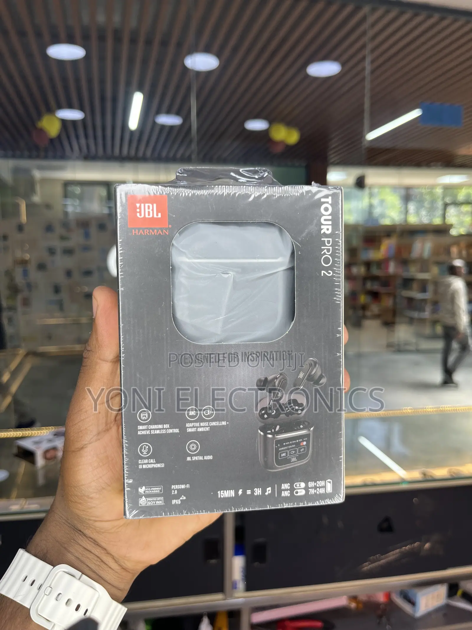 JBL Tour Pro 2 Noise Cancelling Earbuds