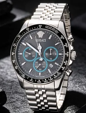 Versace Men's Swiss Chronograph Greca Chrono Wave Watch 43mm