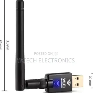 AC600 Dual Band USB Wi-Fi Adapter With an External Antenna