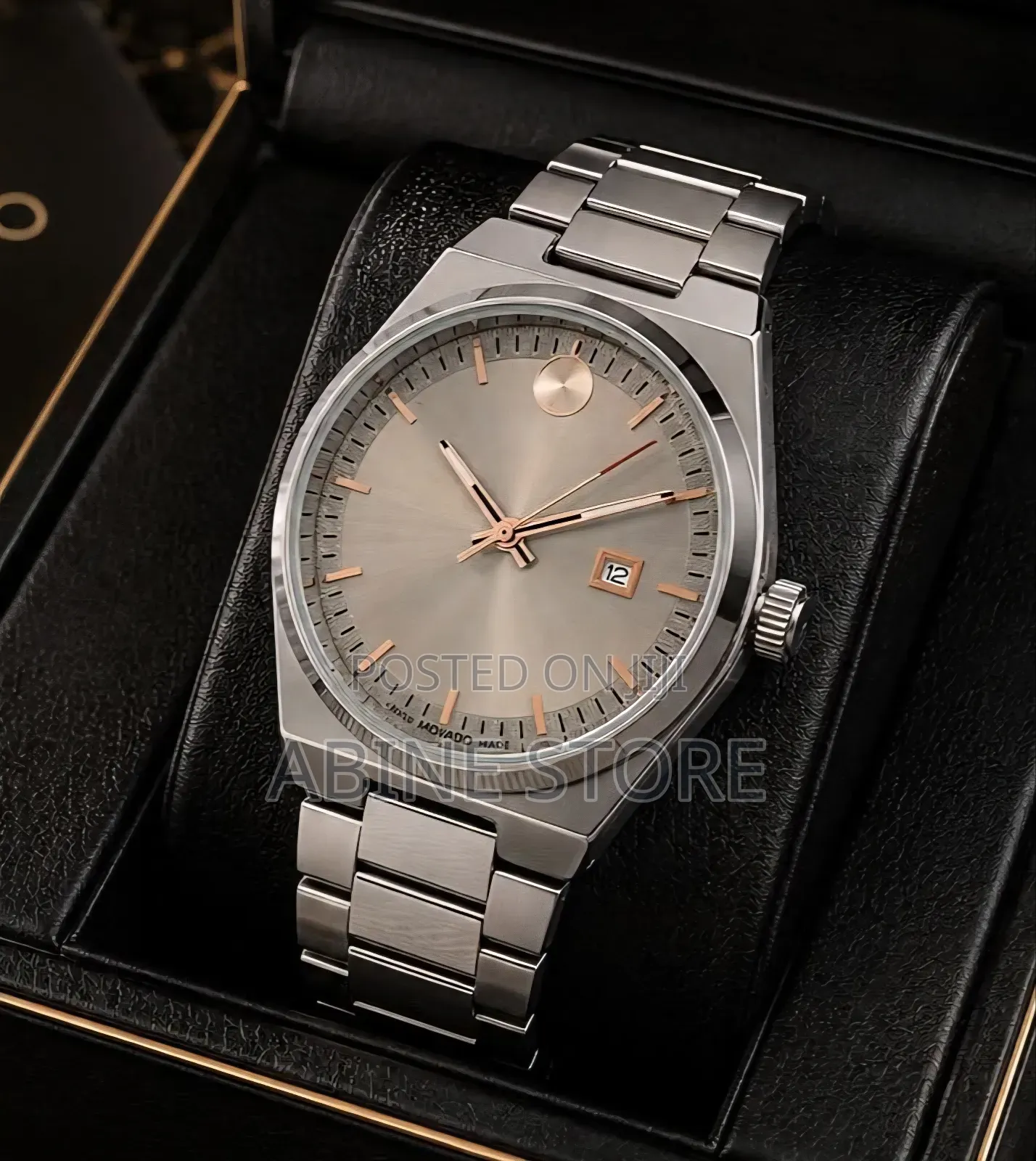 Movado Bold Quest Swiss Quartz Men's Stainless Steel Watch