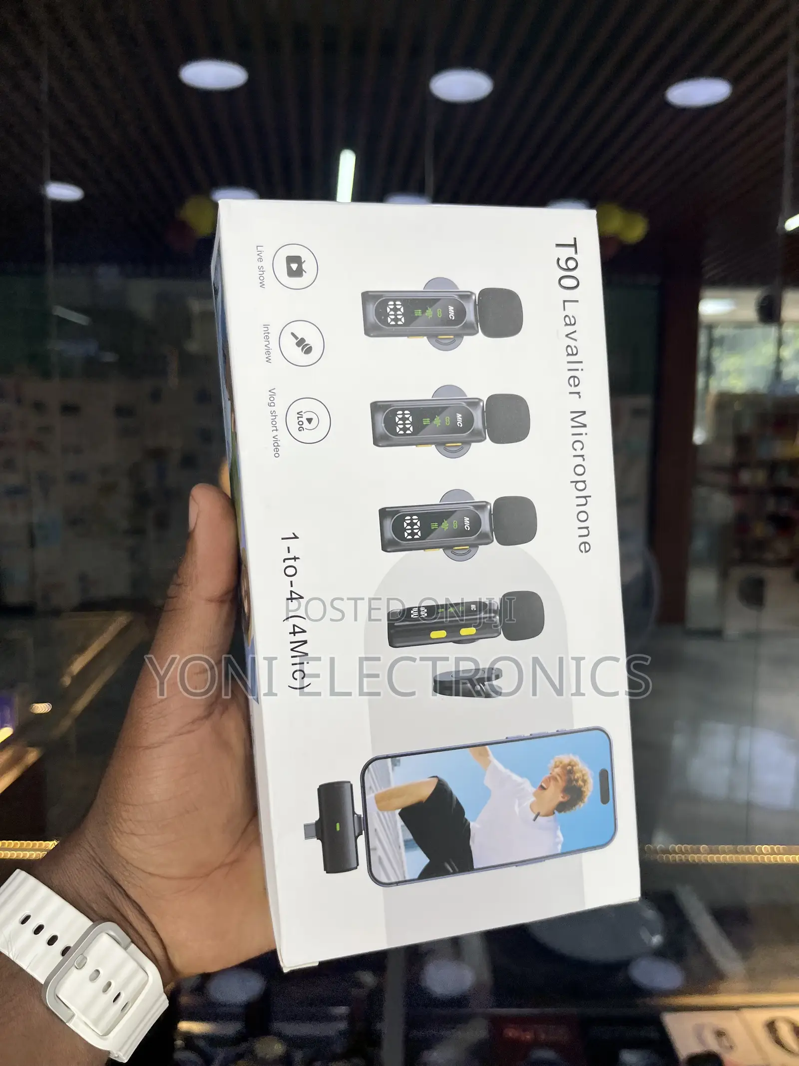 T90 Lavalier Wireless Microphone Set (1-to-4)
