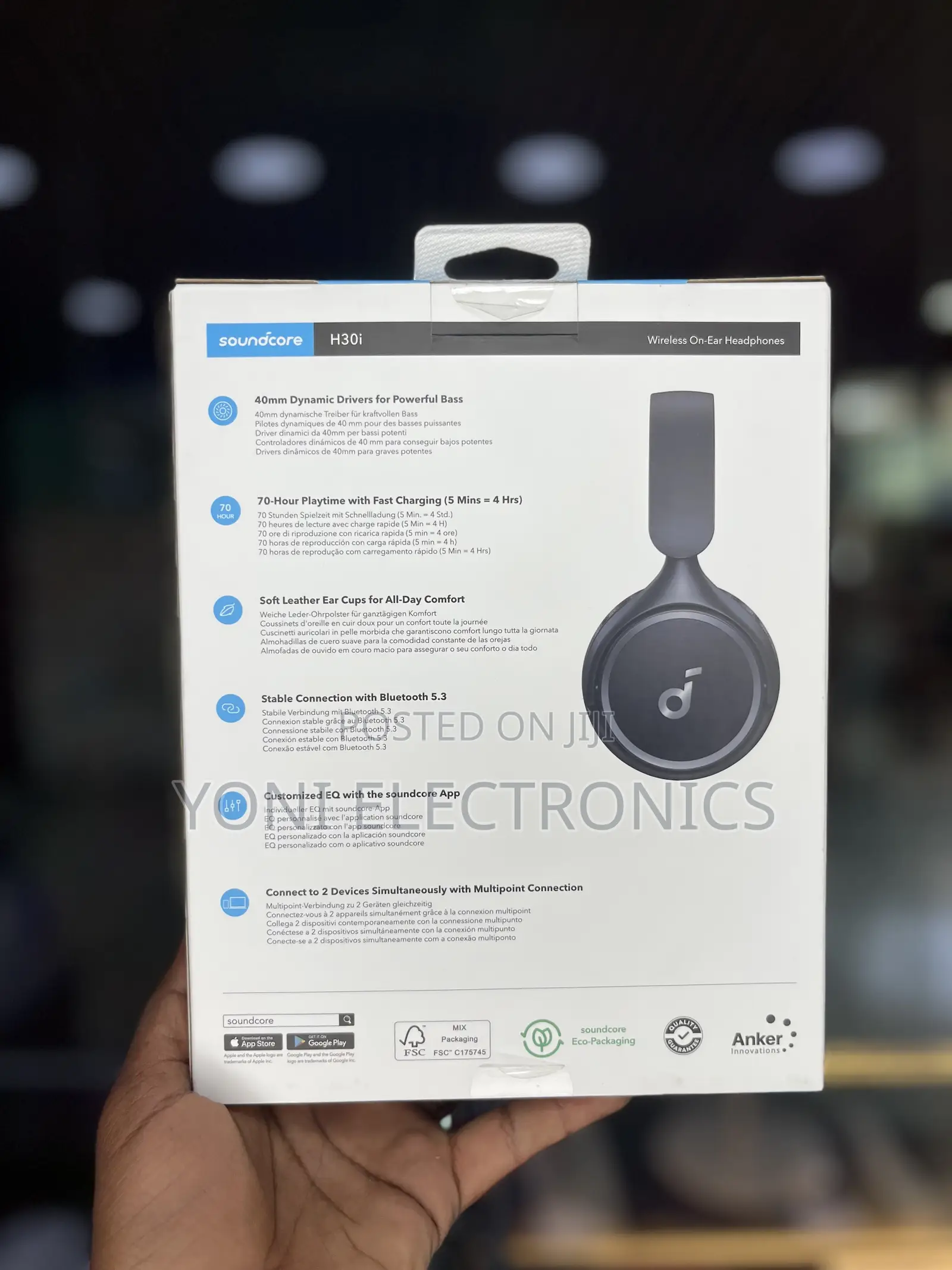 Soundcore H30i Wireless on-Ear Headphones by Anker