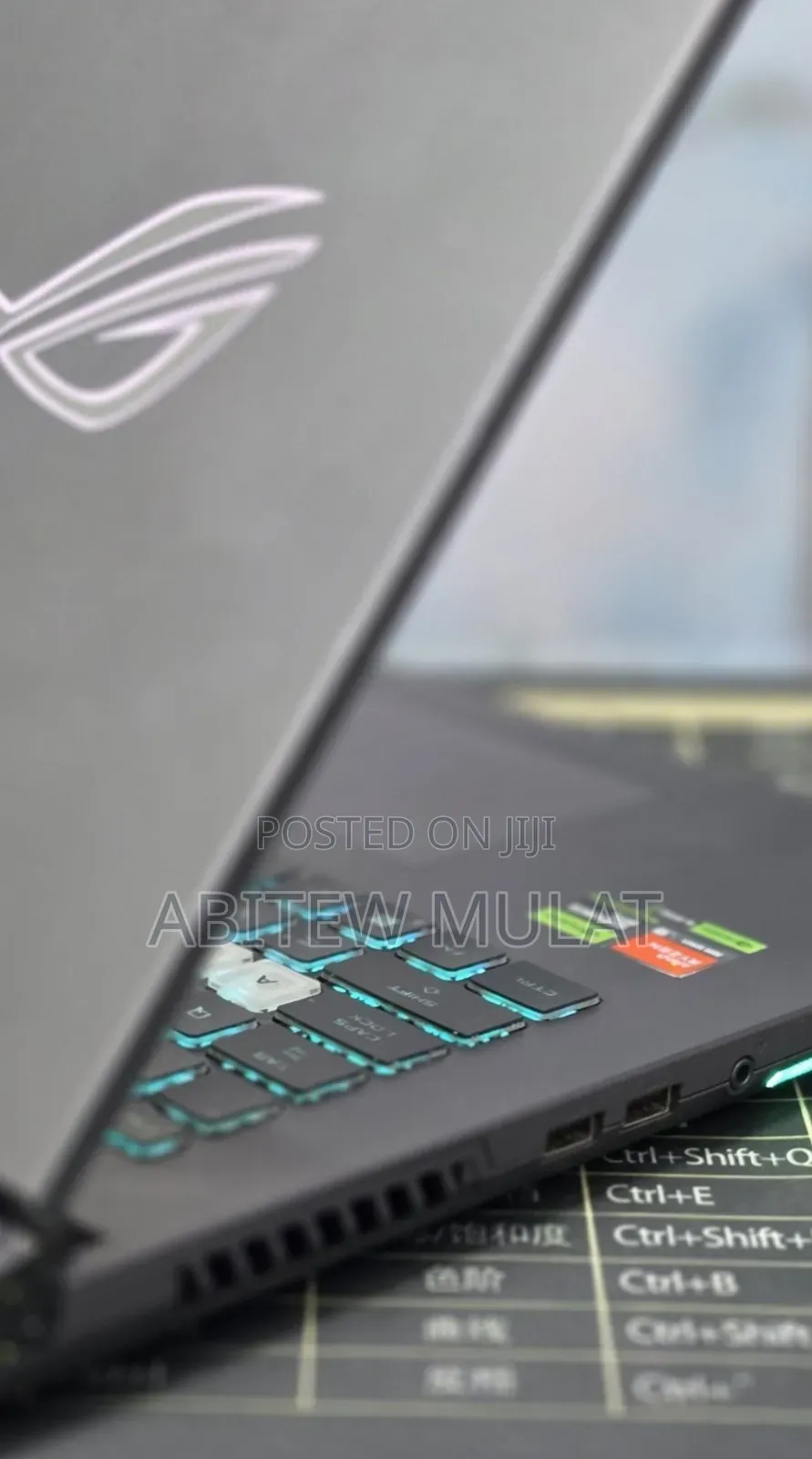 New Laptop Asus ROG Strix G17 16GB AMD Ryzen 9 SSD 1T