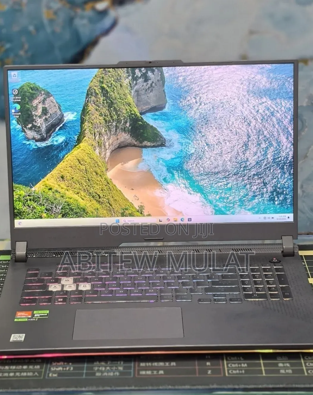 New Laptop Asus ROG Strix G17 16GB AMD Ryzen 9 SSD 1T