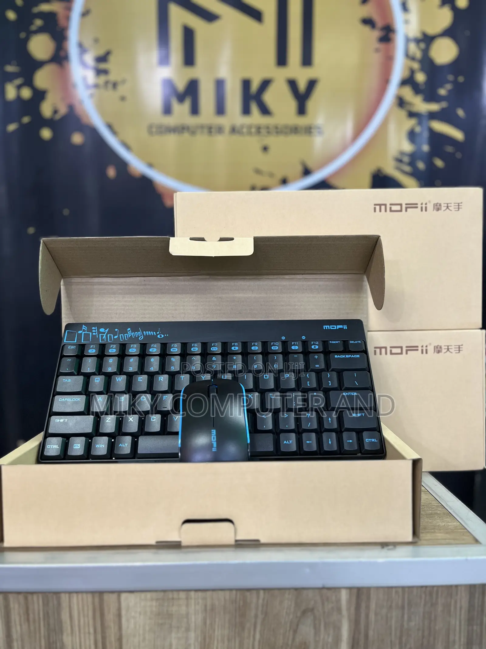 Mofi Wireless Keyboard and Mouse | ሞፊ ገመድ-አልባ ኪቦርድ እና ማውዝ