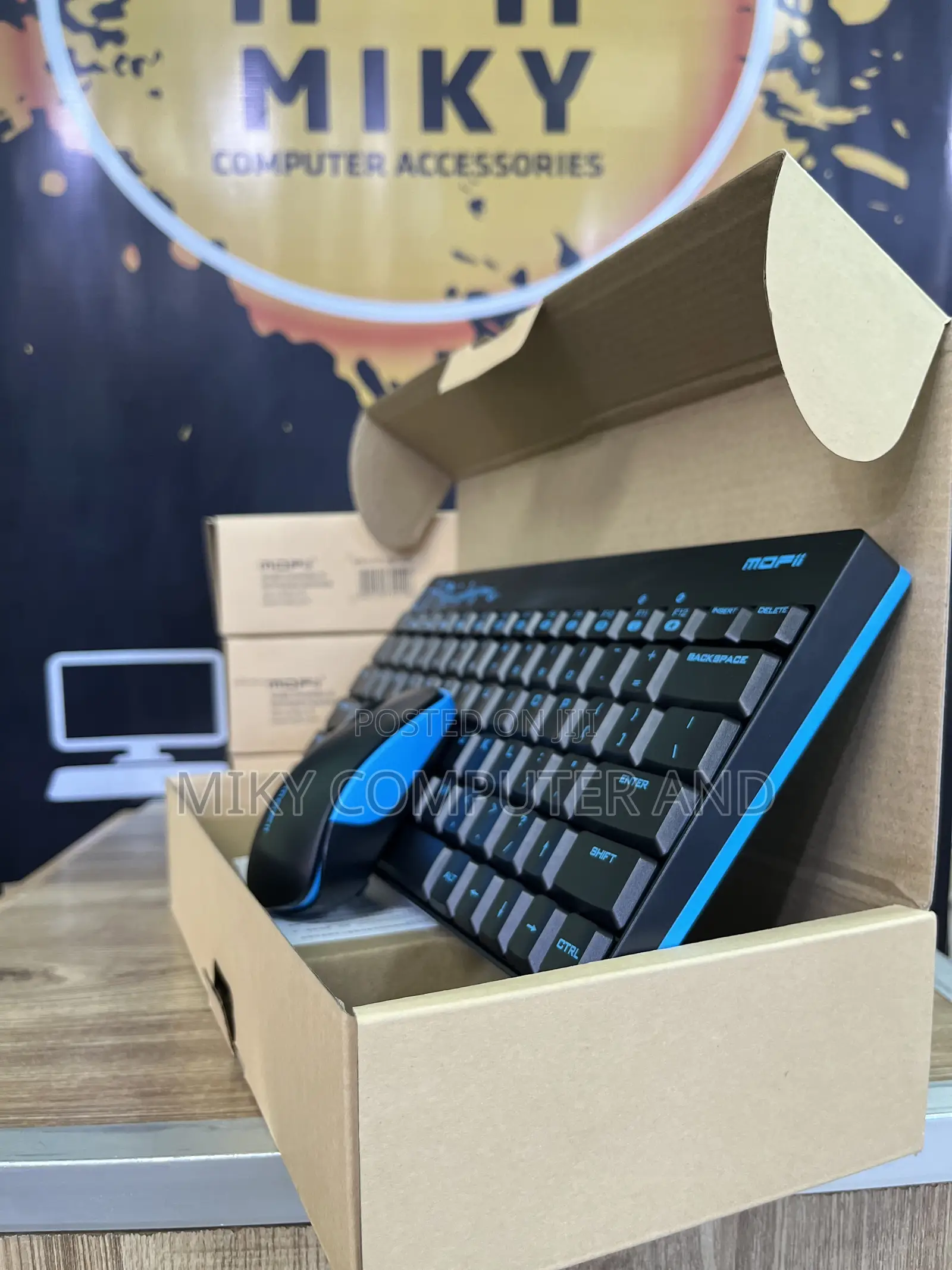 Mofi Wireless Keyboard and Mouse | ሞፊ ገመድ-አልባ ኪቦርድ እና ማውዝ