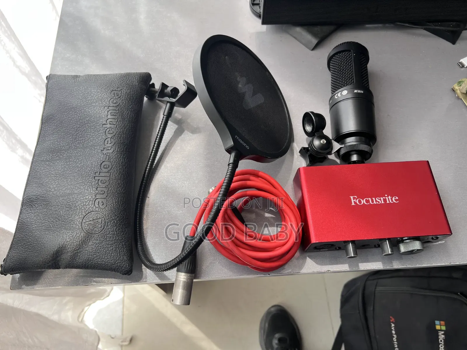 Focusrite Sound Card and Studio Mic