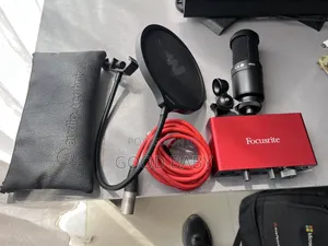 Focusrite Sound Card and Studio Mic