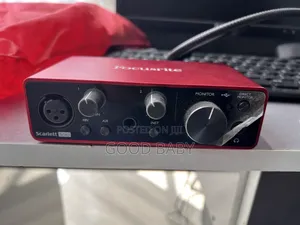 Focusrite Sound Card and Studio Mic