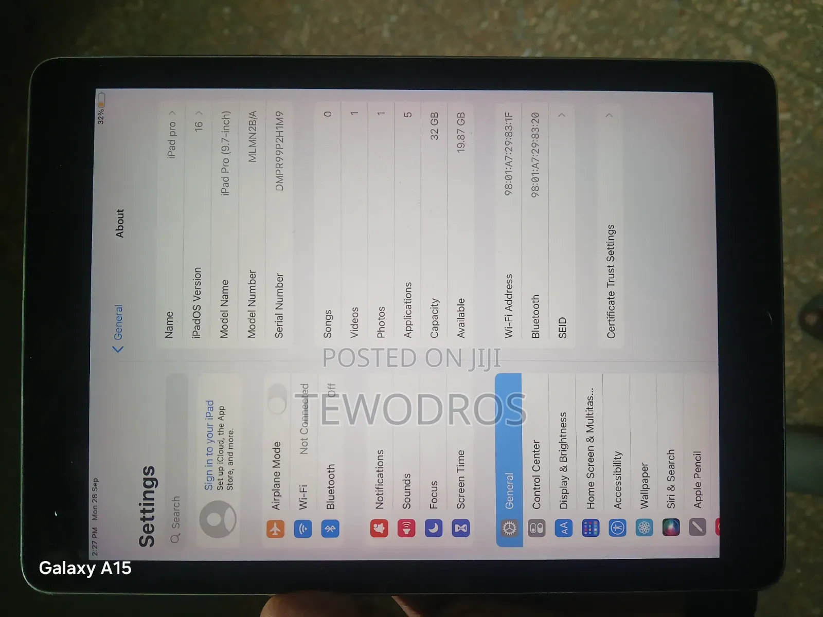 Apple iPad Pro 32 GB Silver