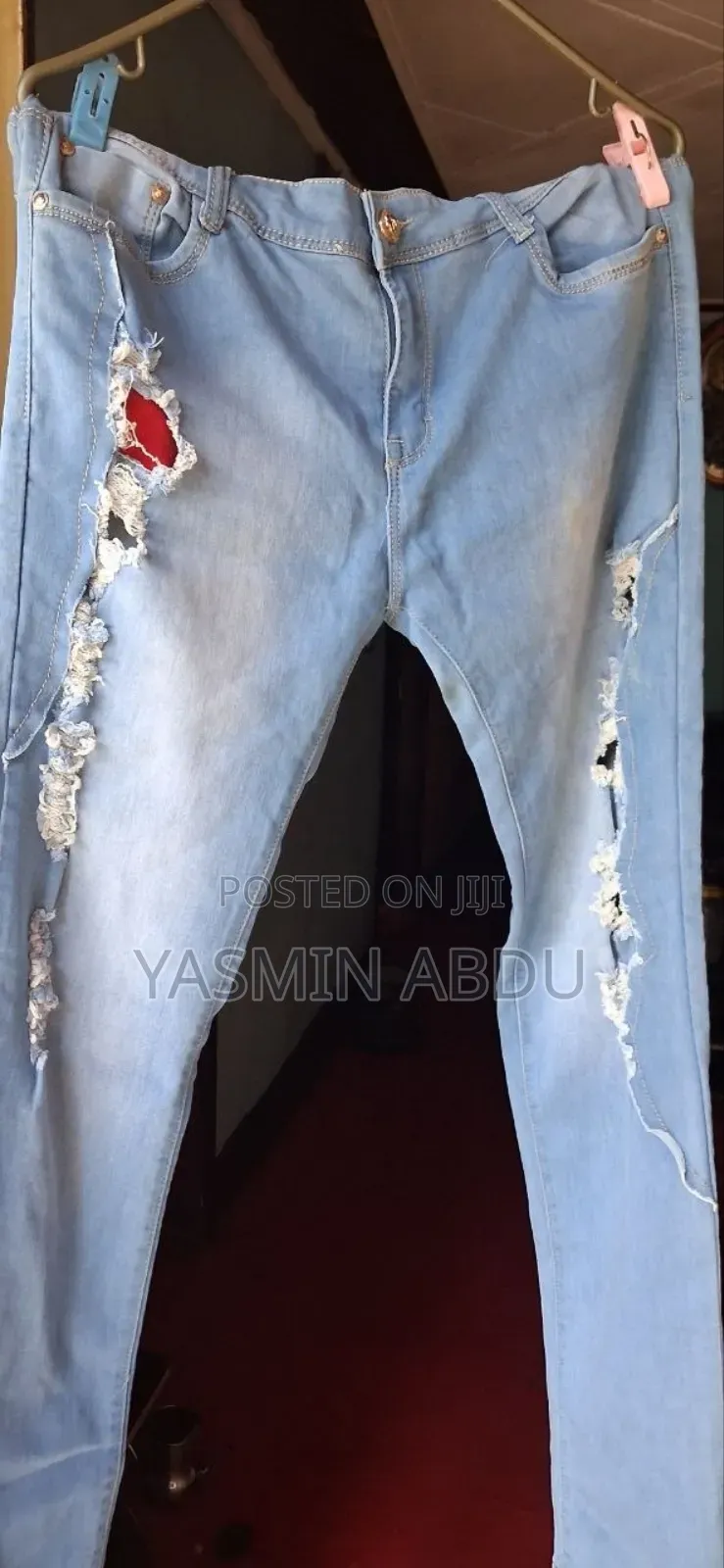 Jeans Pants 6.7% Cotton