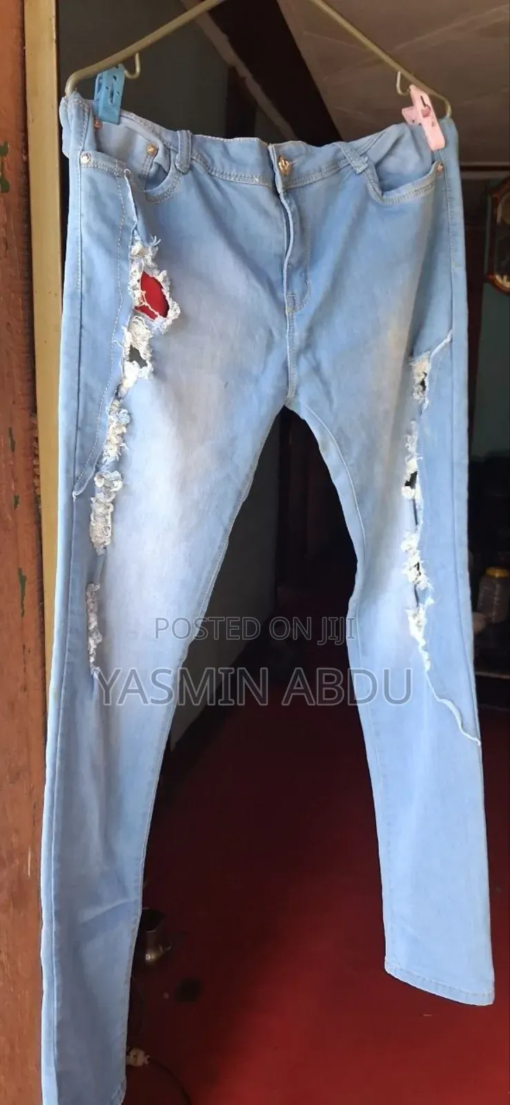 Jeans Pants 6.7% Cotton
