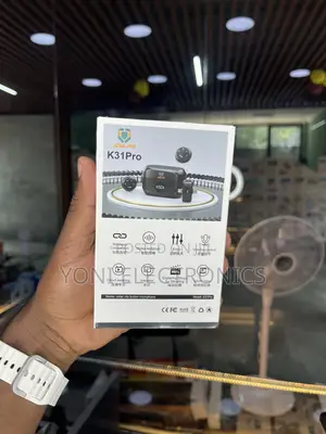 K31 Pro Wireless Collar Clip Button Microphone