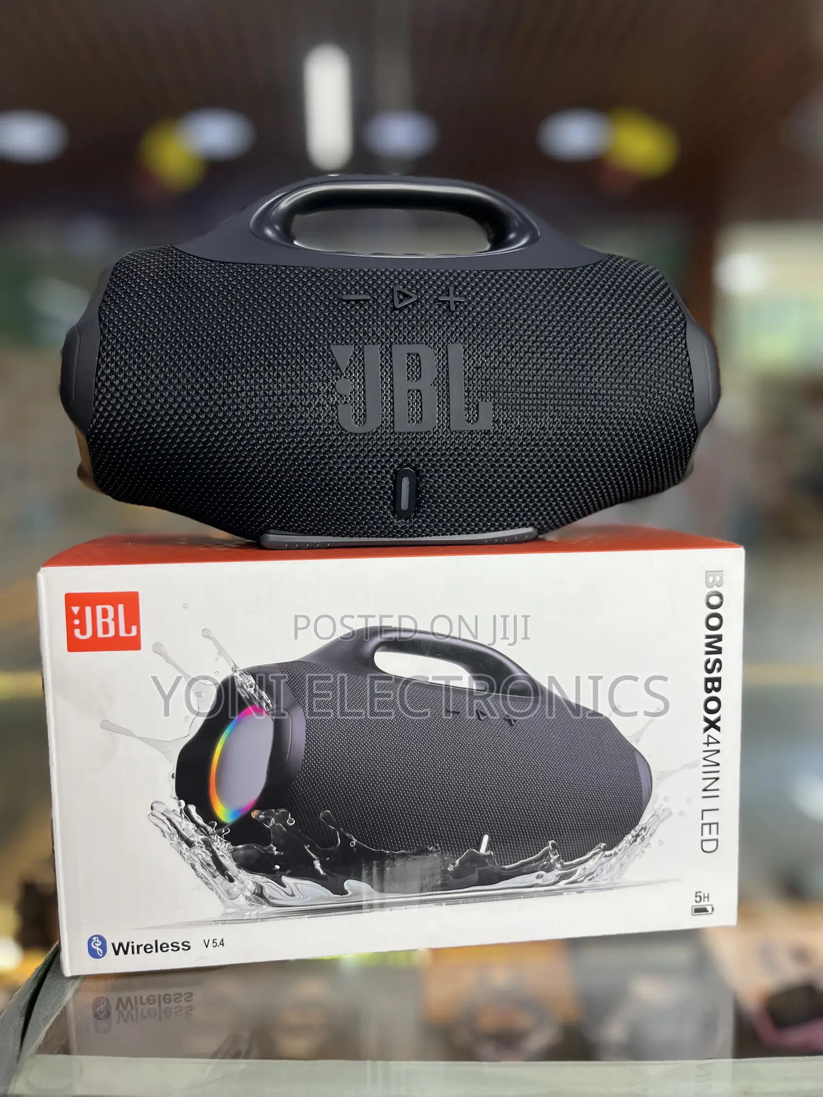 JBL Boombox 4 Mini LED Portable Speaker