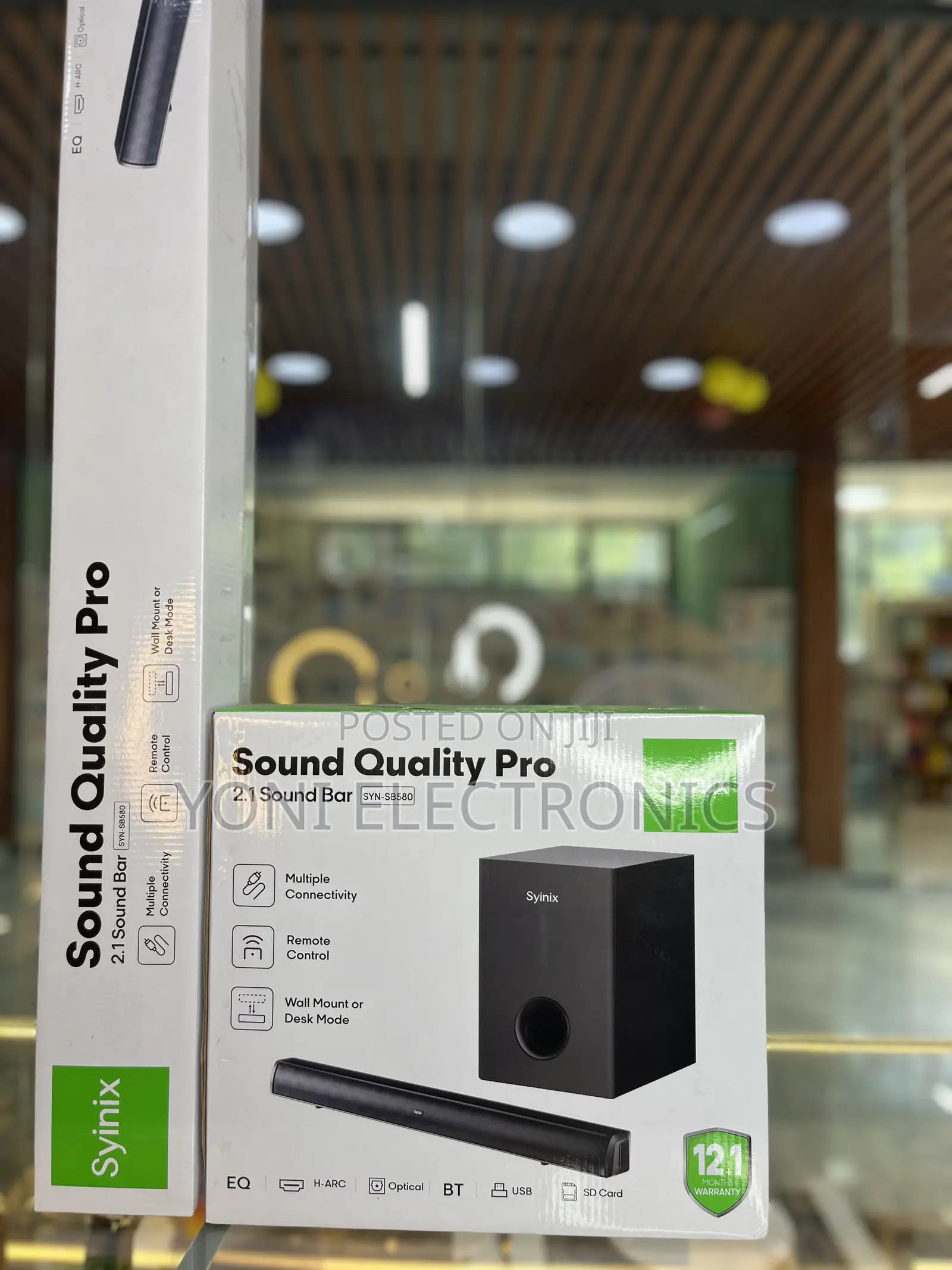 Syinix Sound Quality Pro 2.1 Soundbar (Model SYN-SB580)