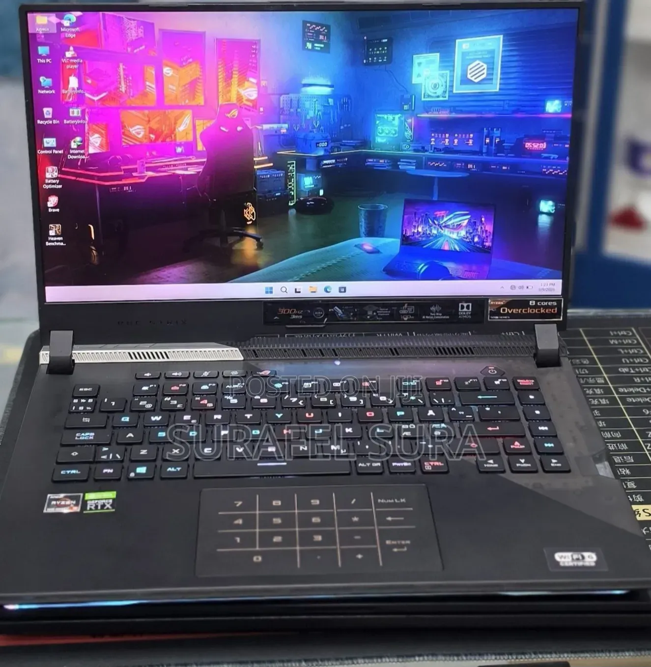New Laptop Asus ROG Strix G15 32GB AMD Ryzen 9 SSD 1T