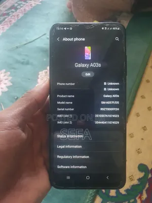 Samsung Galaxy A03s 64 GB Blue