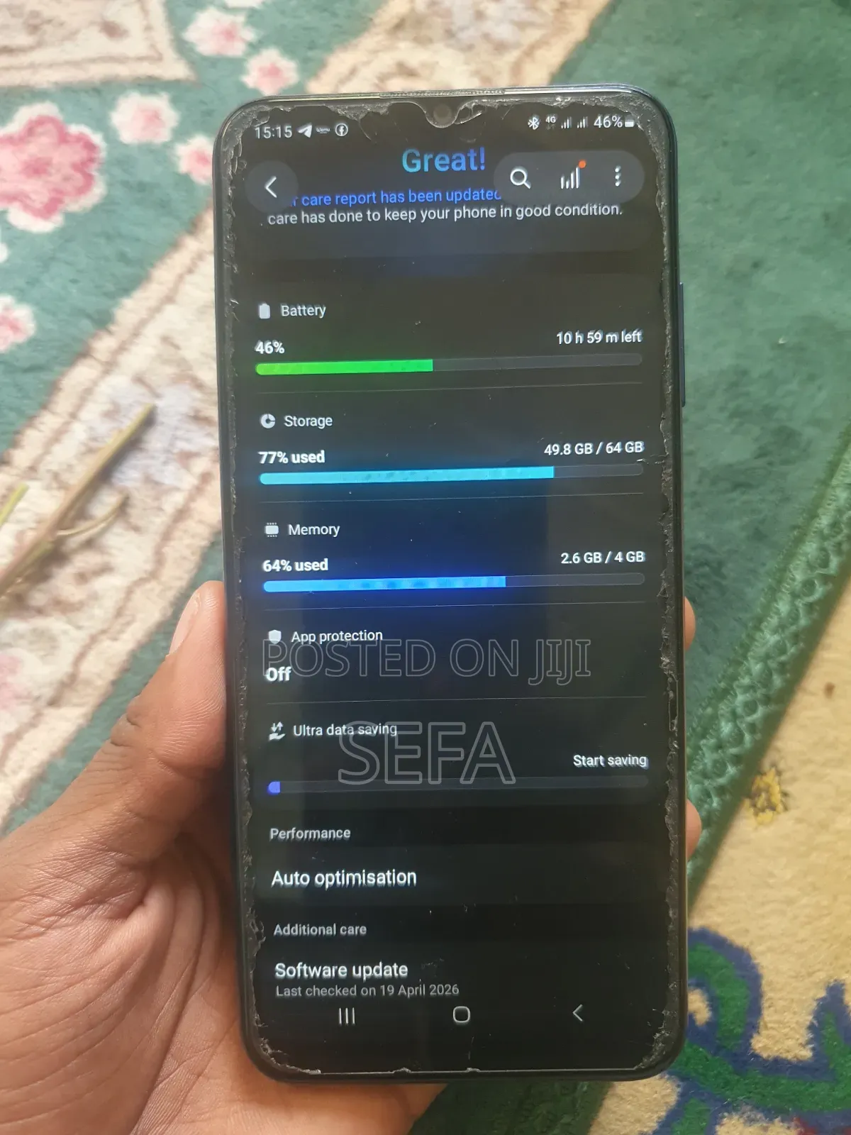 Samsung Galaxy A03s 64 GB Blue
