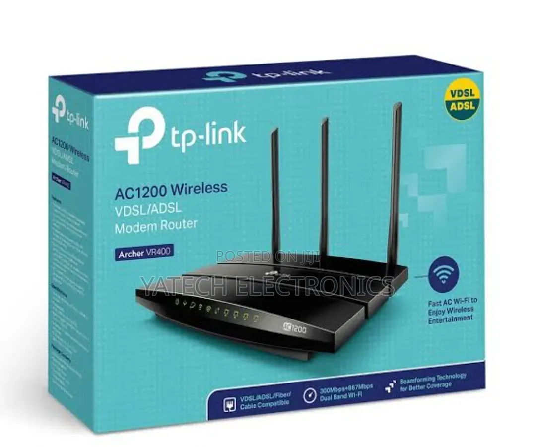 TP-Link Archer C1200 Wireless Dual Band Gigabit Router.