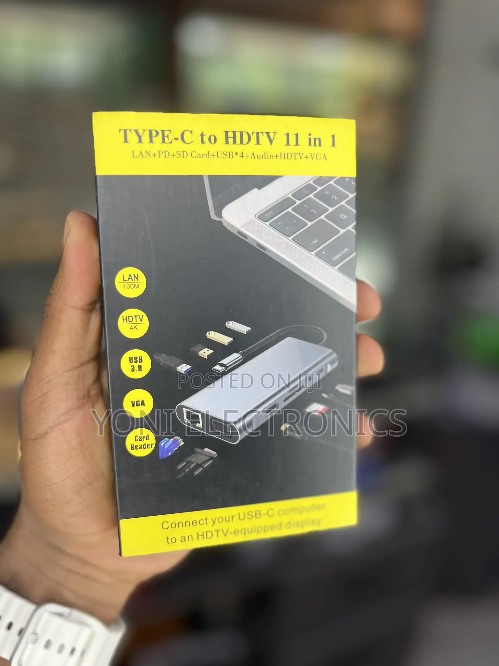 Type-C to HDTV 11-in-1 Multifunction Hub