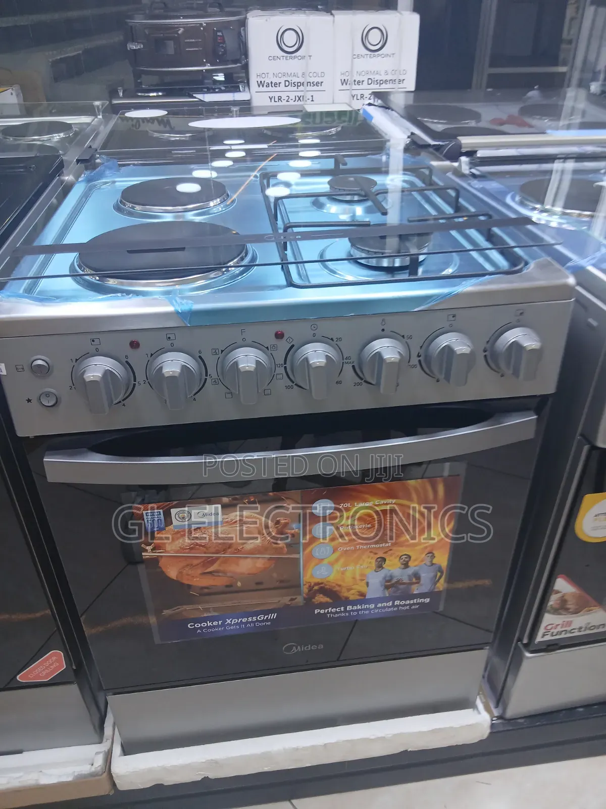Midea Two by Two Steless Steel Oven