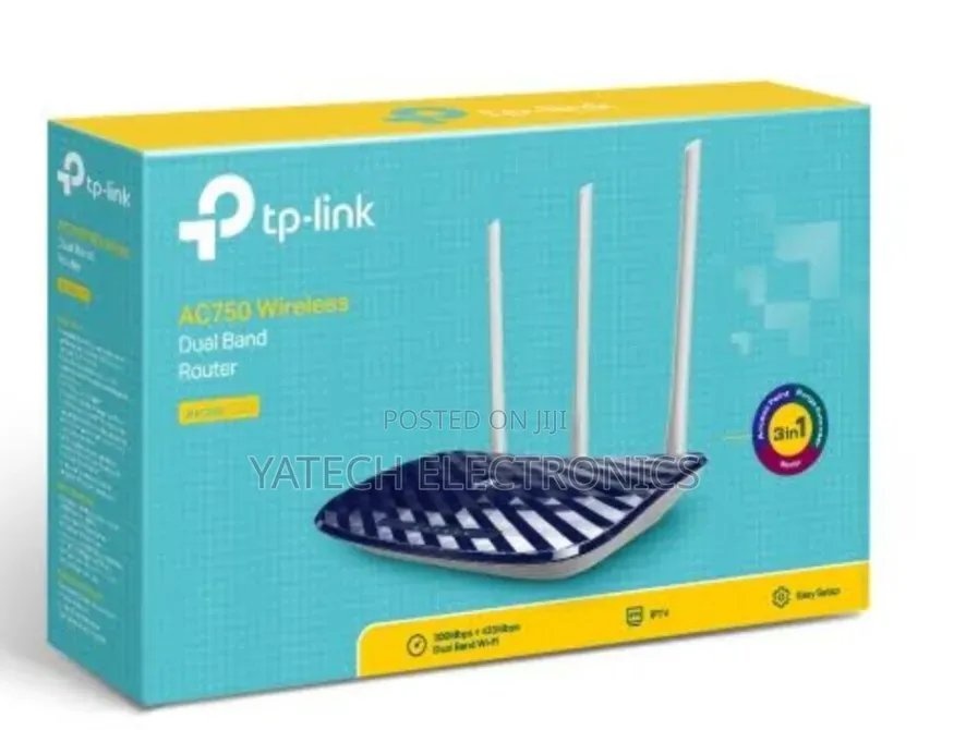 TP-Link Archer C20 AC750 Wireless Dual Band Router.