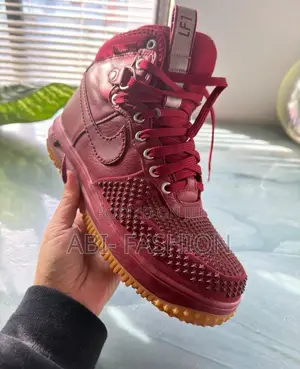 Nike Lunar Force 1 Duckboot “Team Red” Brown Sole -Men’s Sneakers