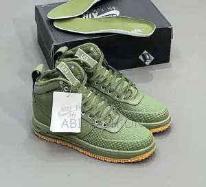 Nike Lunar Force 1 Duckboot “Olive Greenish Color Water Proof