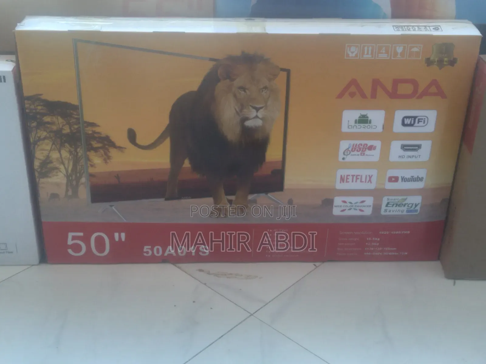 Anda 50 Inch Smart 4k TV