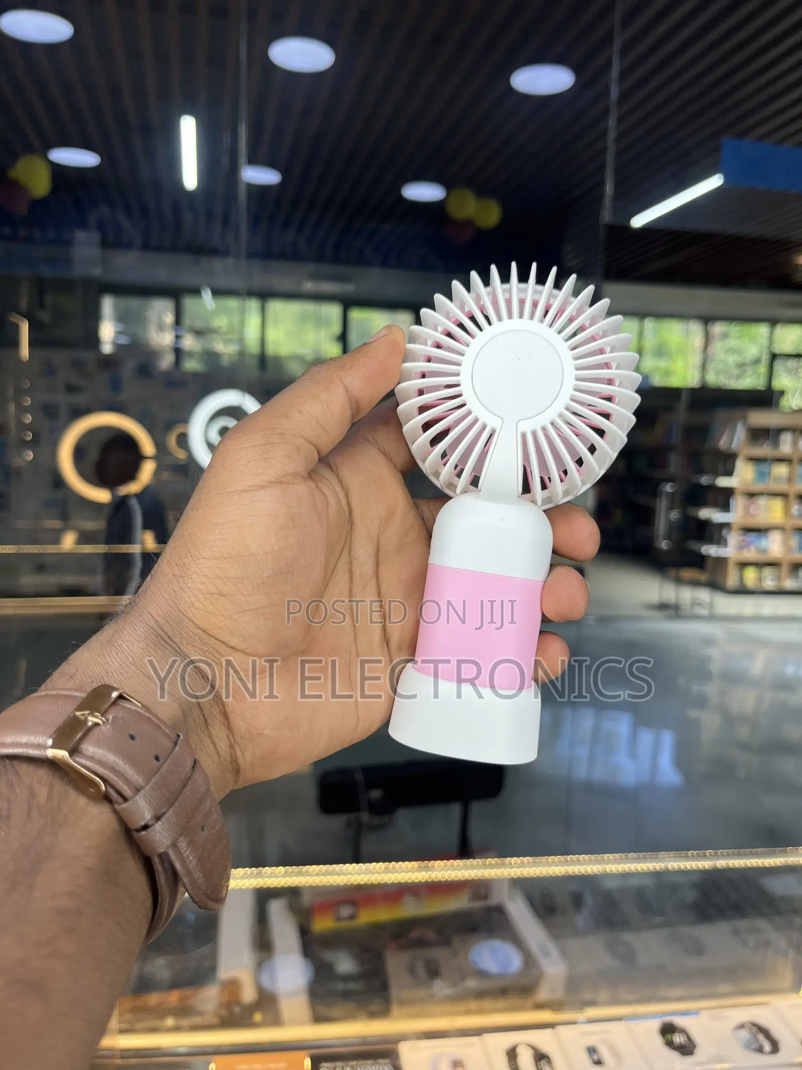 Mini Strawberry Handheld & Desktop Portable Fan