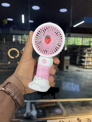 Mini Strawberry Handheld & Desktop Portable Fan