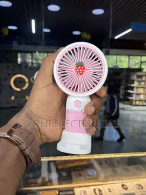 Mini Strawberry Handheld & Desktop Portable Fan