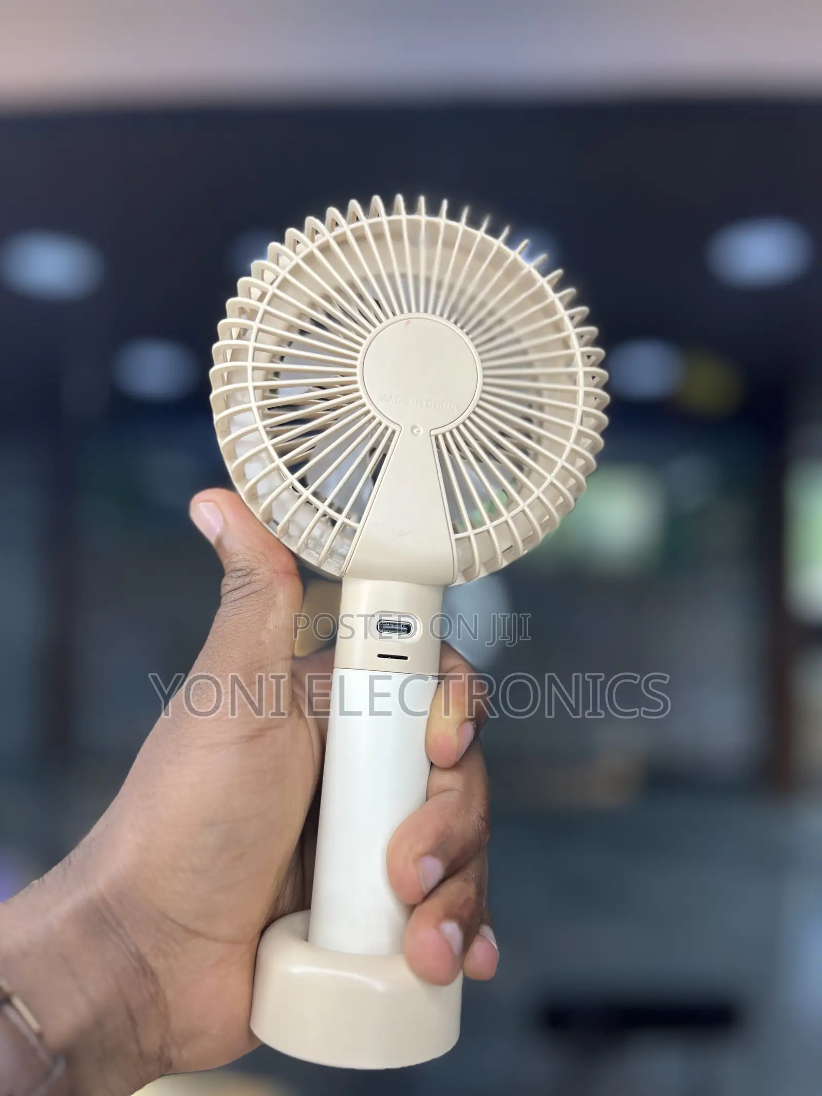 LED Ring Light Mini Handheld Fan
