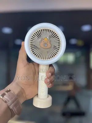 LED Ring Light Mini Handheld Fan