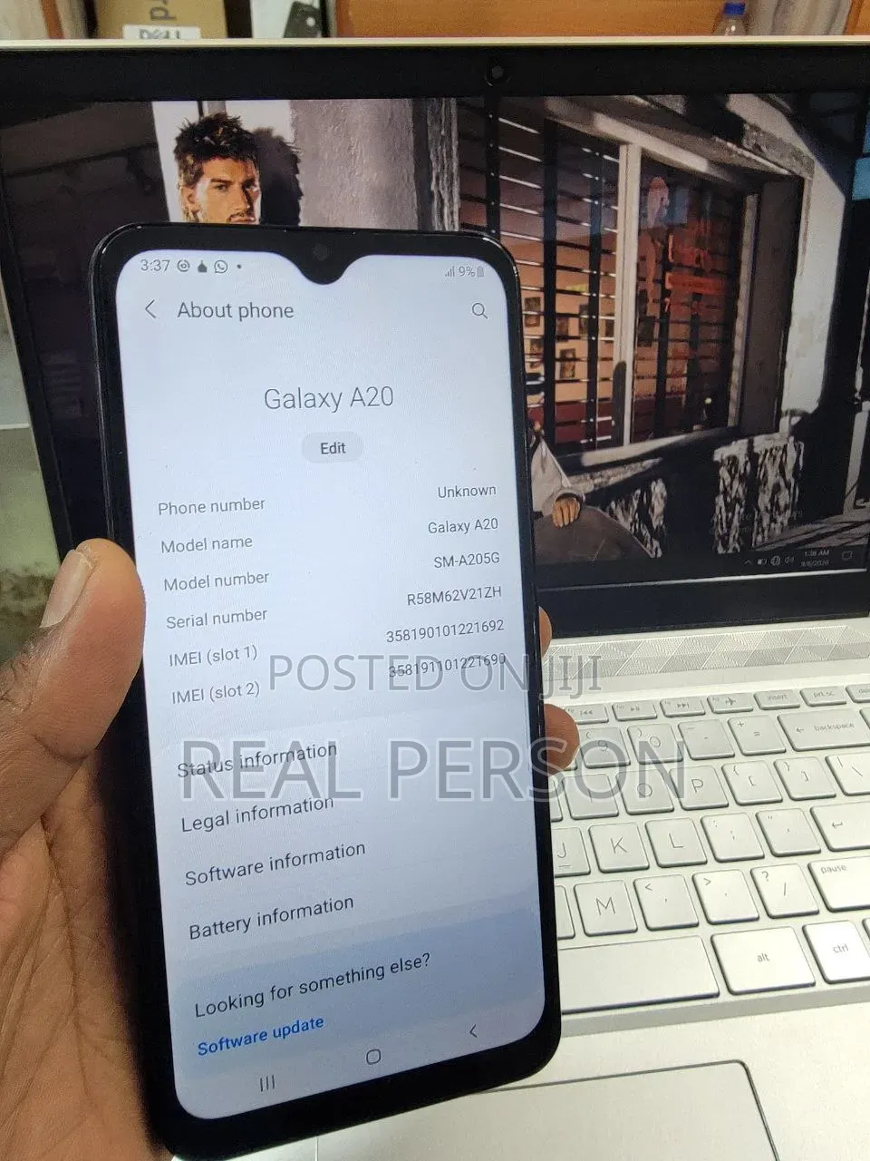 New Samsung Galaxy A20s 32 GB Black