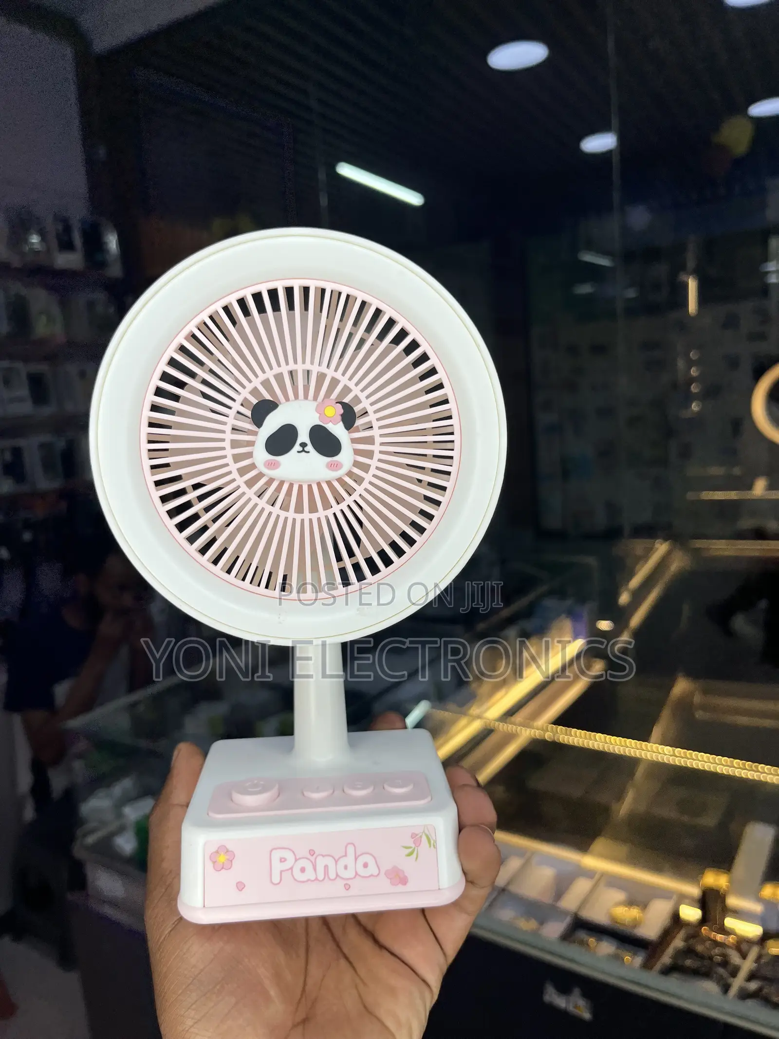 Portable Panda Mini Desktop Fan