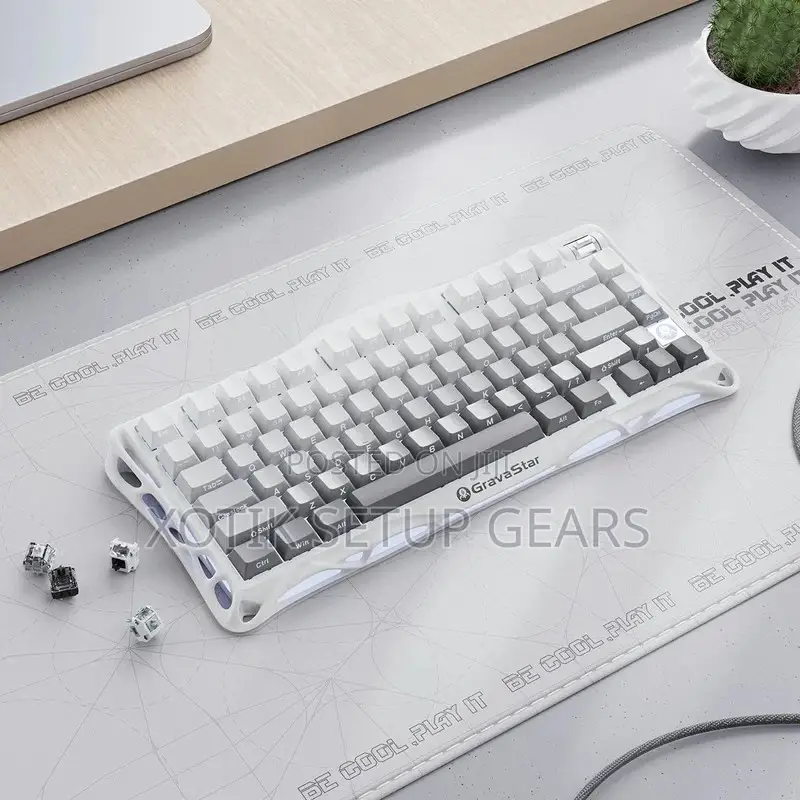 [PRE-ORDER] GravaStar Mercury K1 Gradient White Mechanical Keyboard