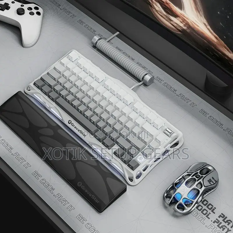 [PRE-ORDER] GravaStar Mercury K1 Gradient White Mechanical Keyboard