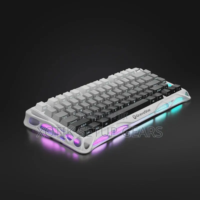 [PRE-ORDER] GravaStar Mercury K1 Gradient White Mechanical Keyboard