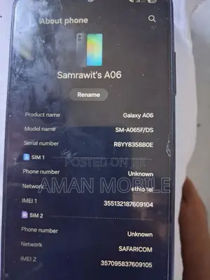 Samsung Galaxy A06 64 GB Black