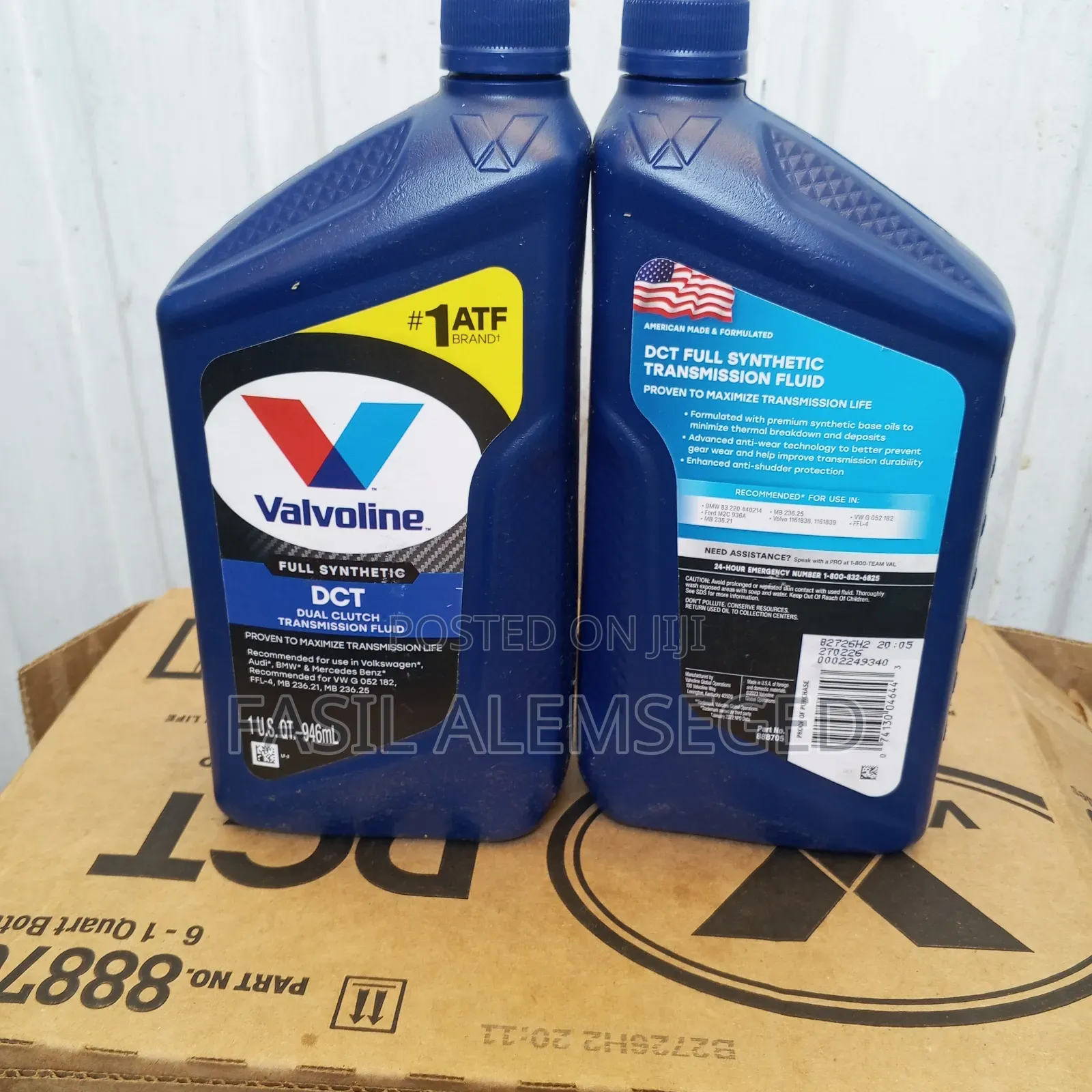 Valvoline Full Synthetic DCT Dual Clutch Transmission Fluid