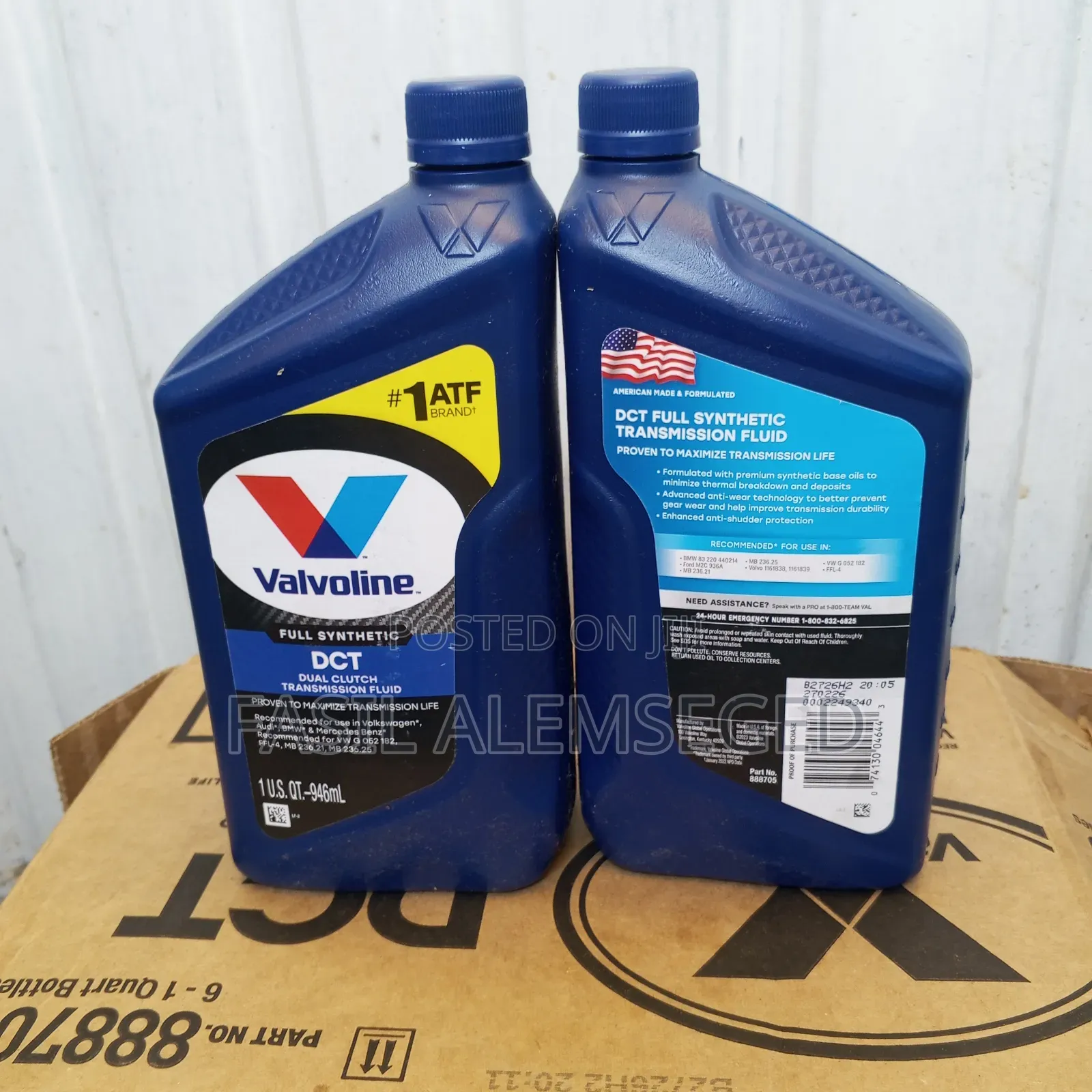 Valvoline Full Synthetic DCT Dual Clutch Transmission Fluid