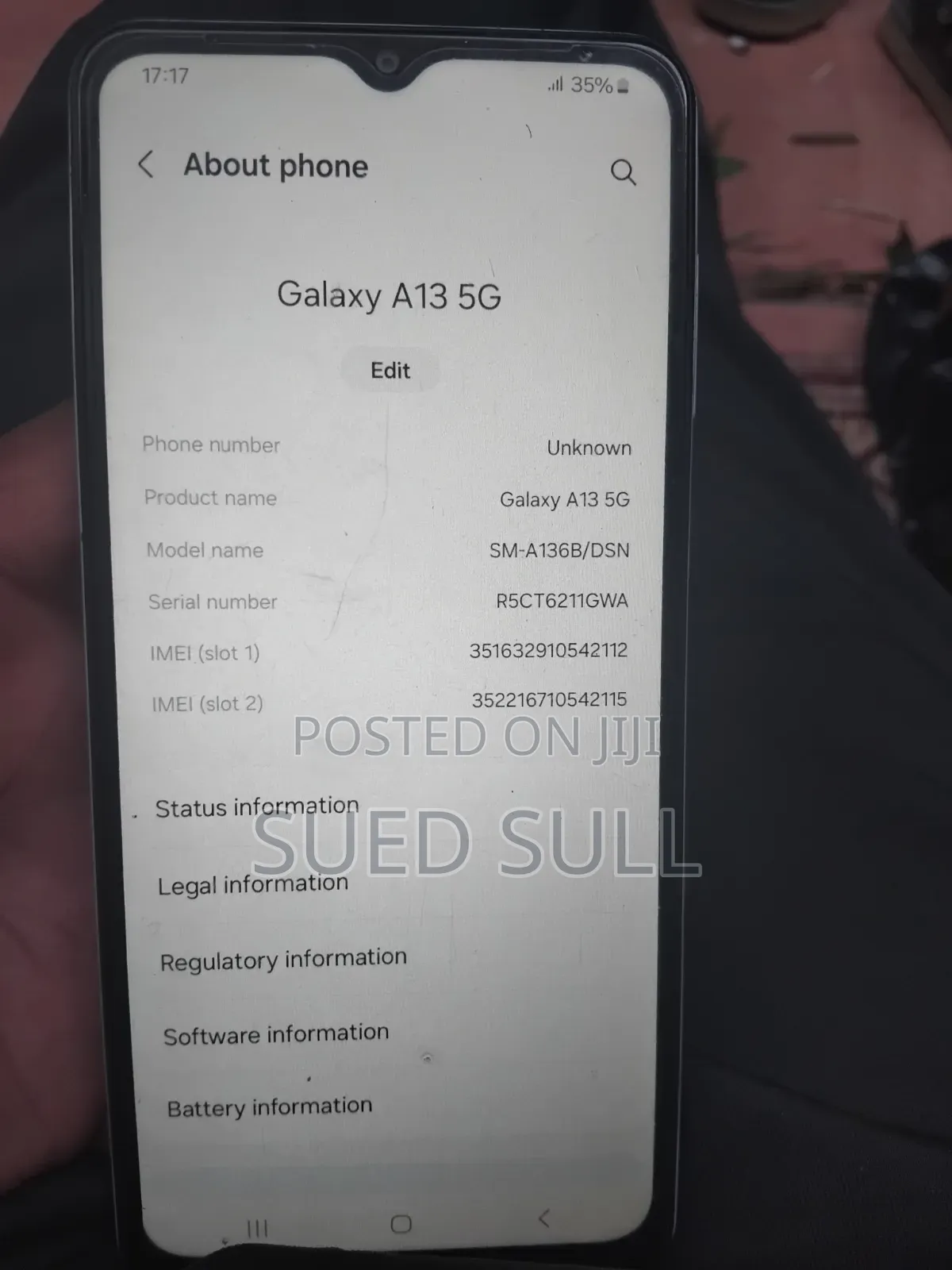 Samsung Galaxy A13 5G 64 GB Silver