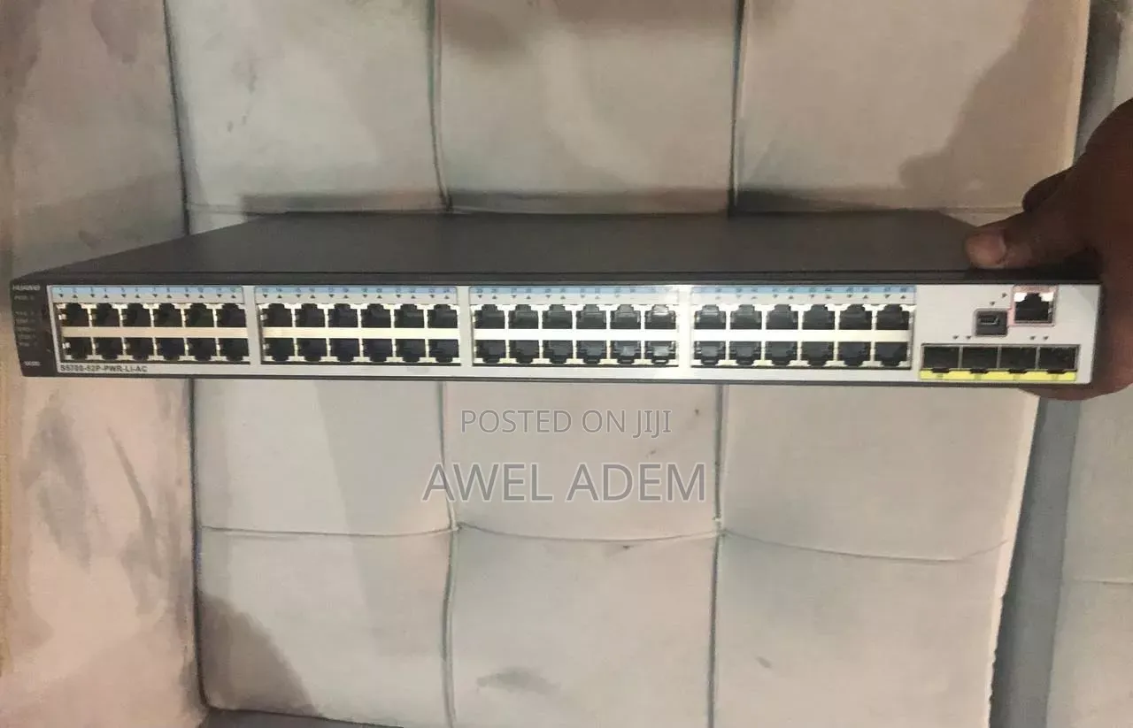 Huawei Series S5700-52x-PWR-Li-AC 48,Ports 4-Port POE+ 10GE Switch