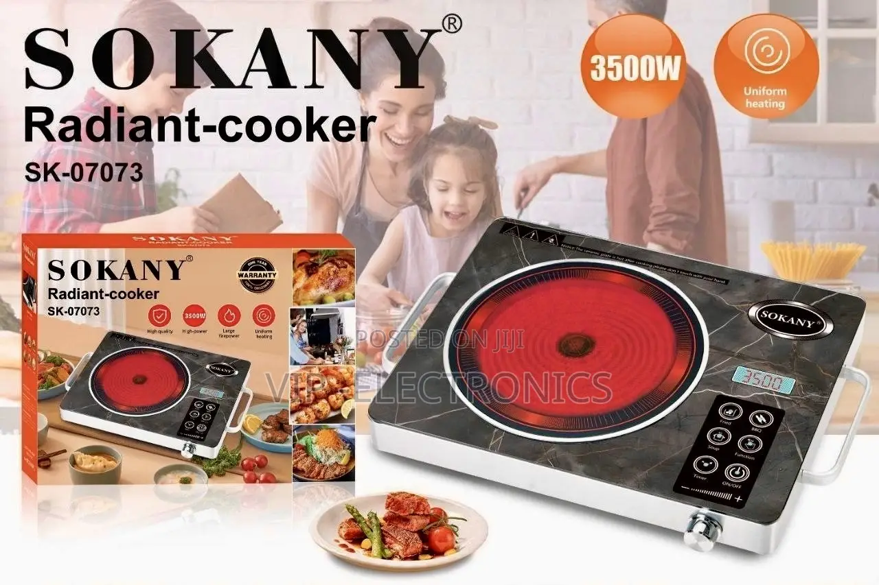 SOKANY Ceramic Stove 3500W Radiant Cooker – Touch Control VIP SHOP