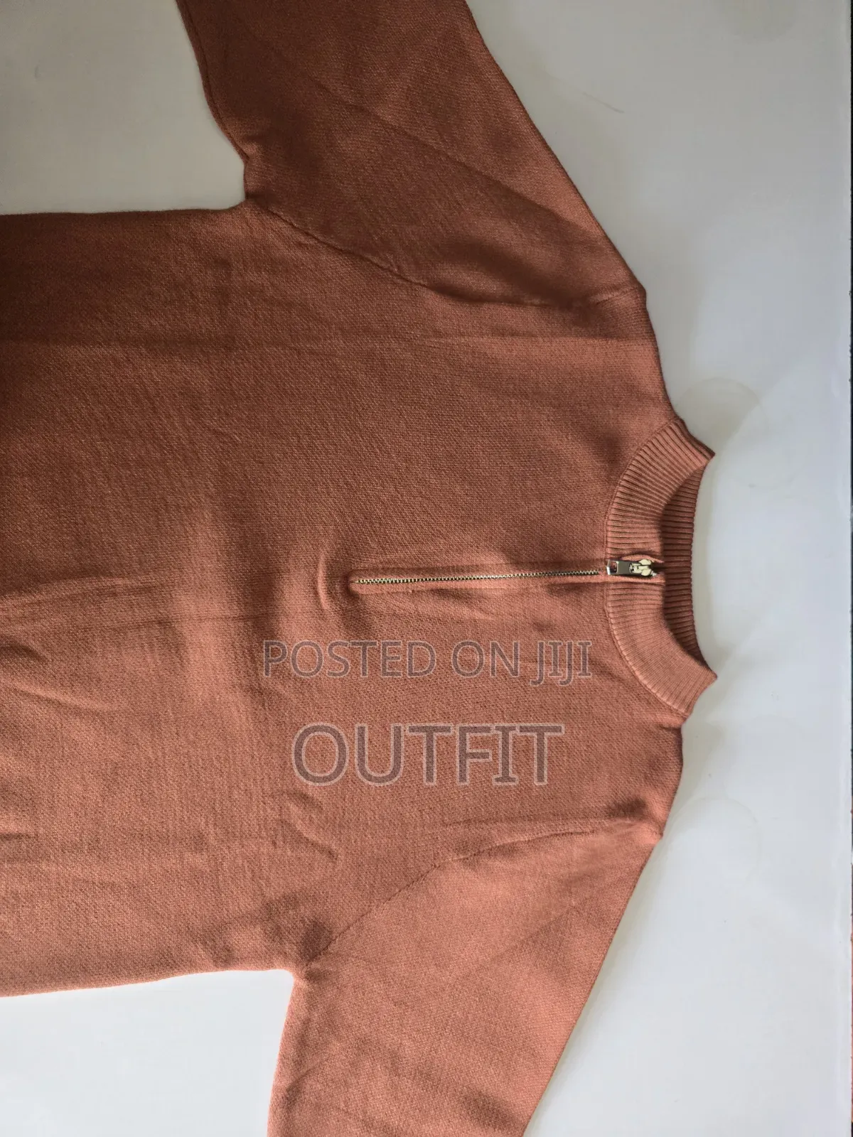 Quarter Zip Knit Sweater