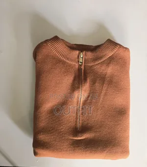 Quarter Zip Knit Sweater