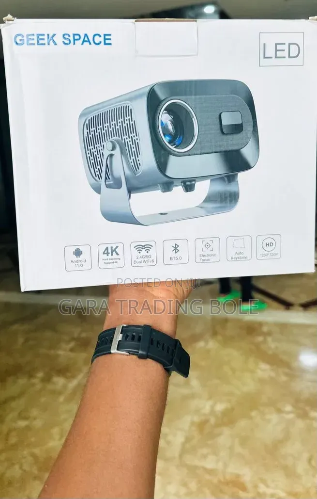 4K HD Smart Projector – Android 11 | WiFi 6 | BT 5.0